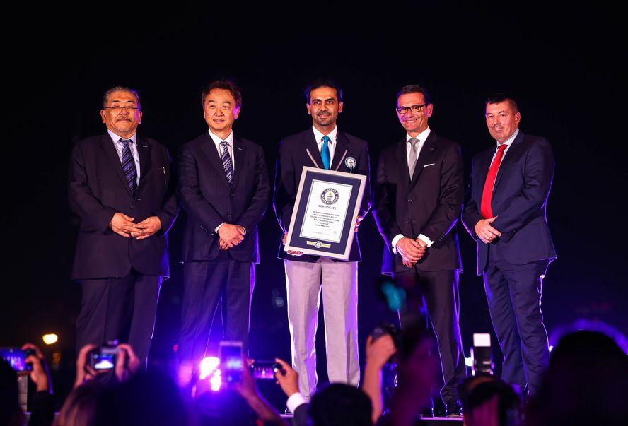 Festival City's IMAGINE Show with Panasonic Projectors Receives Second Guinness World Record
