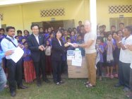 カンボジア無電化地域の小学校で活動する[My Happy Village Cambodia]への寄贈