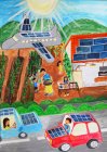 第9回環境絵画コンクール【優秀賞】豊嶋鴻平さん（4年生）香川県