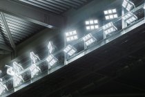 Jリーグ競技場「市立吹田サッカースタジアム」に設置されたLED投光器モジュールタイプ