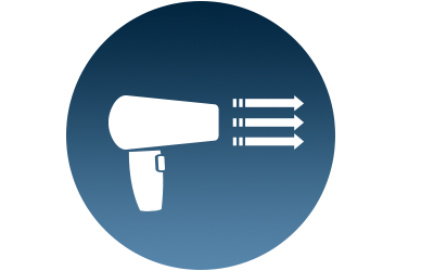 Precise serum delivery with Air Combing technology