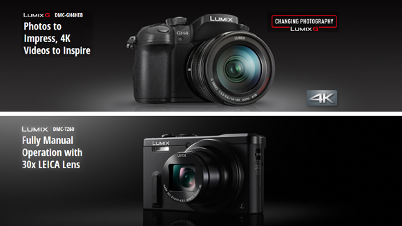 Panasonic S Lumix Dmc Gh4 And Dmc Tz60 Cameras Awarded Prestigious Global Industry Accolades Panasonic Newsroom Global