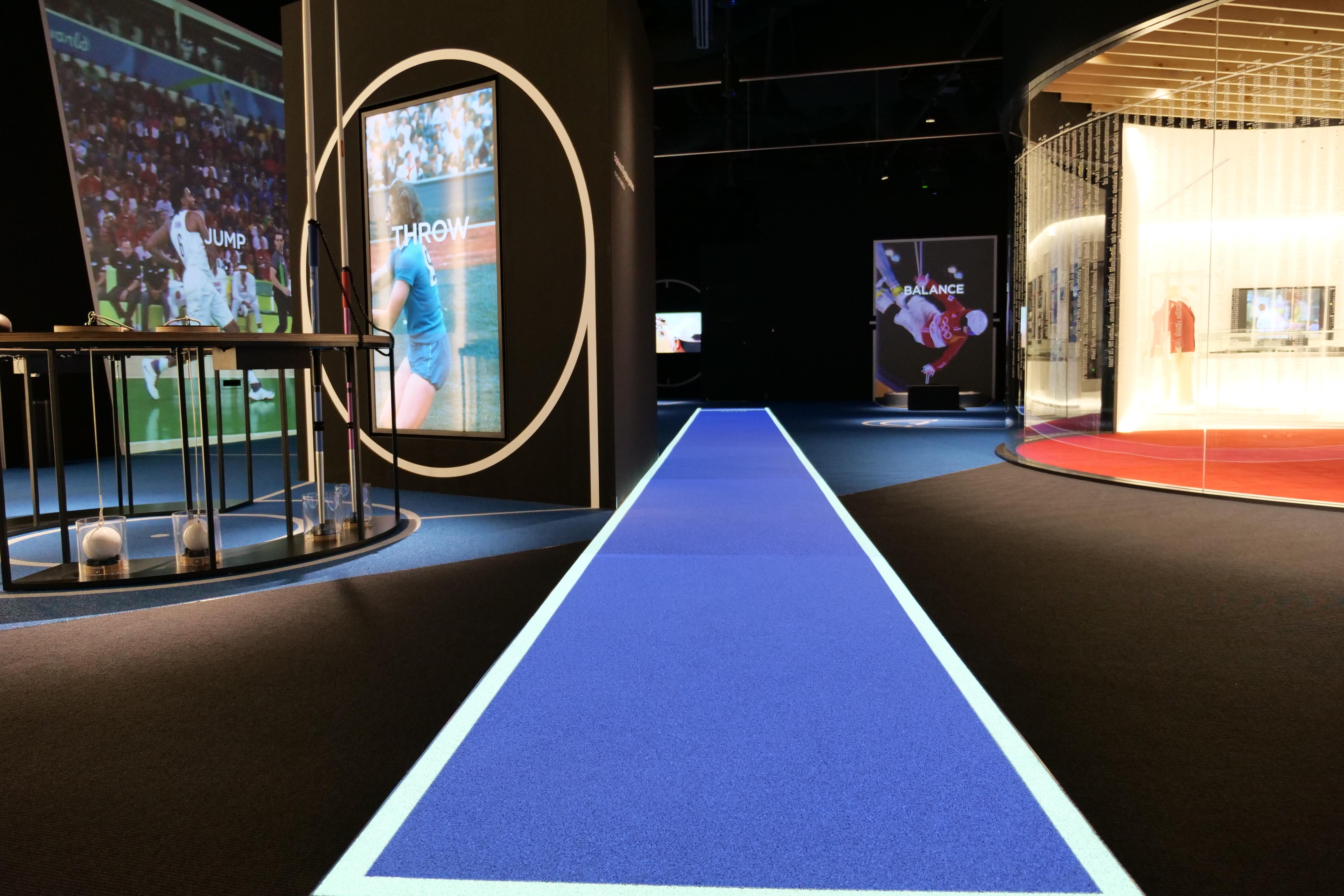 photo: A wide range of Panasonic's audio visual equipment and security cameras have been utilized in the Japan Olympic Museum