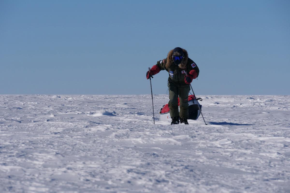 photo: Arctic adventurer Yasunaga Ogita