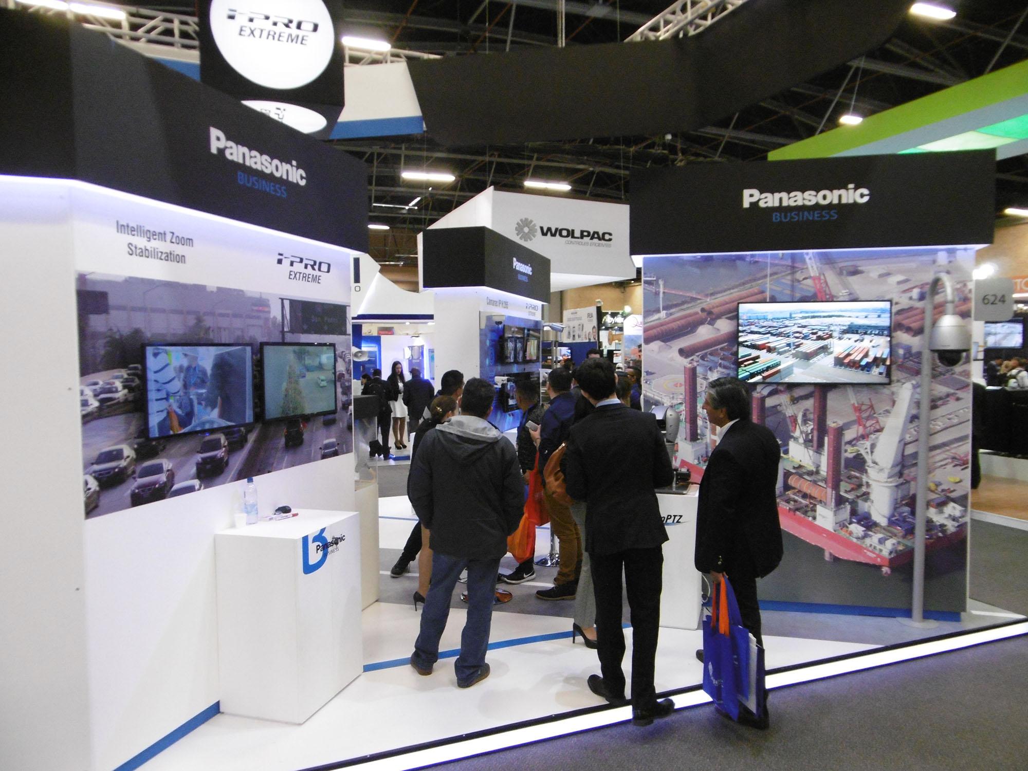 Photo: Panasonic booth at Security Fair in Colombia