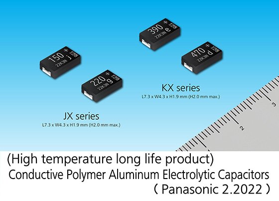 image:conductive polymer aluminum electrolytic capacitors