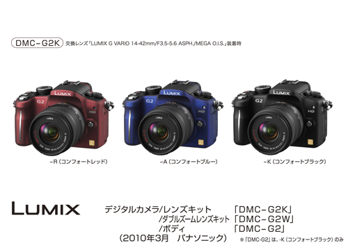 LUMIX DMC-G2, World's First Interchangeable Lens System Camera
