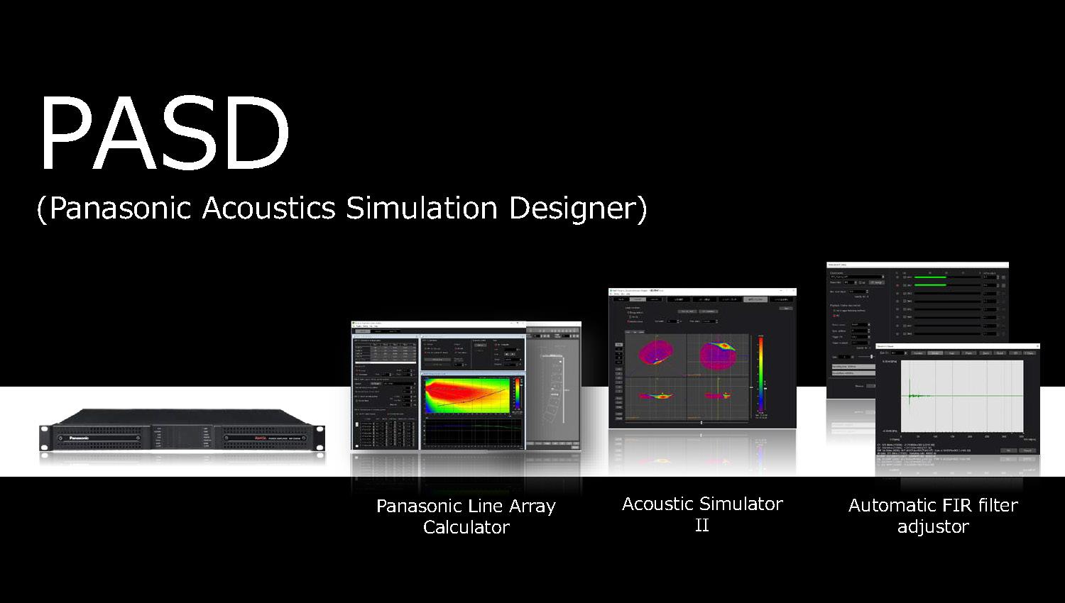 image: PR photo of PASD (Panasonic Acoustic Simulation Designer)