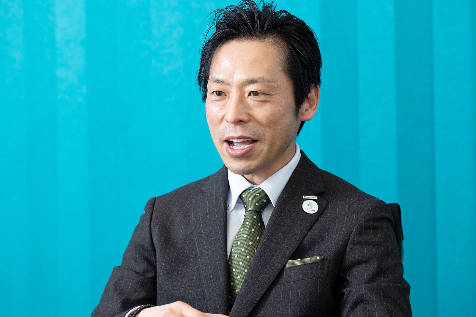 Photo: Takeshi Arakawa, General Manager, CRE Business Development Group, Business Solution Division, Panasonic Corporation and President, Fujisawa SST Management Company