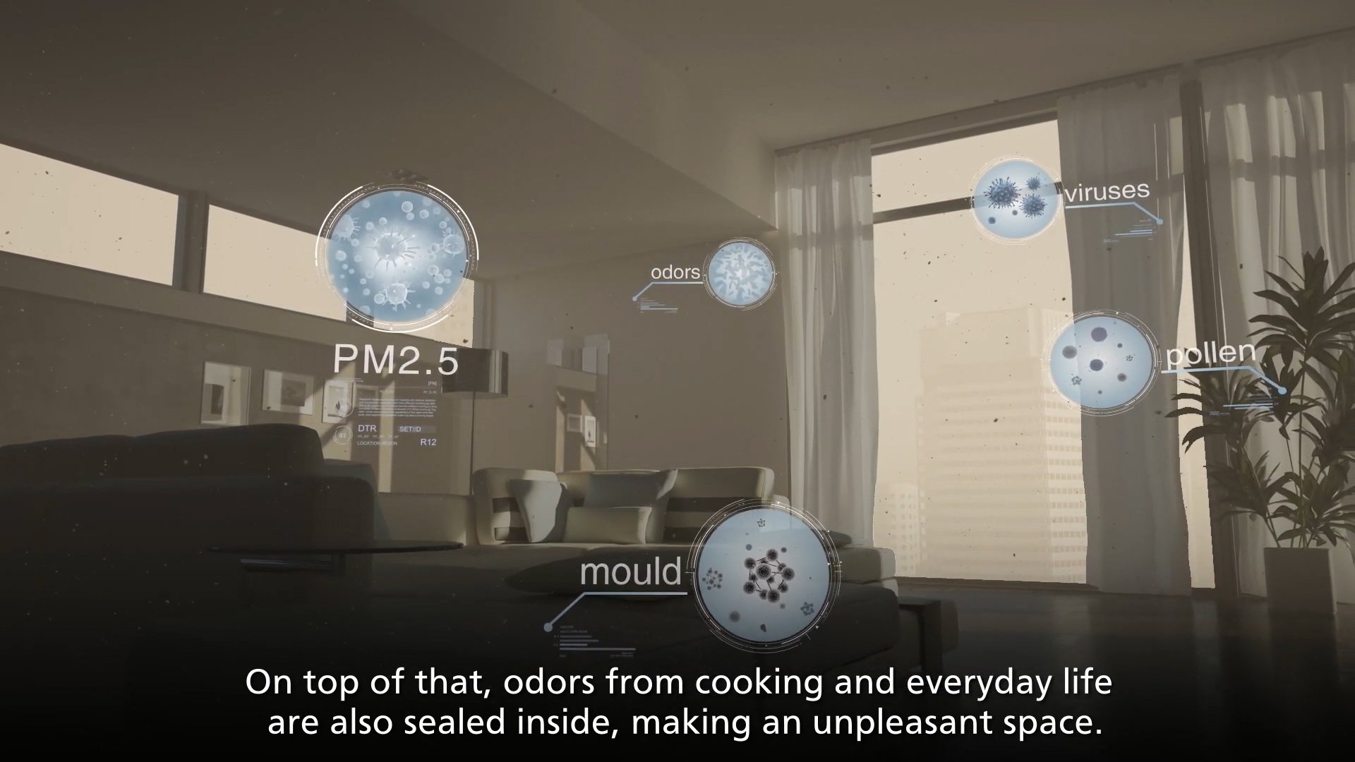 If the room is not well ventilated, dust and smells from cooking, etc. will accumulate, and the humidity trapped within will become a hotbed for mold and bacteria.