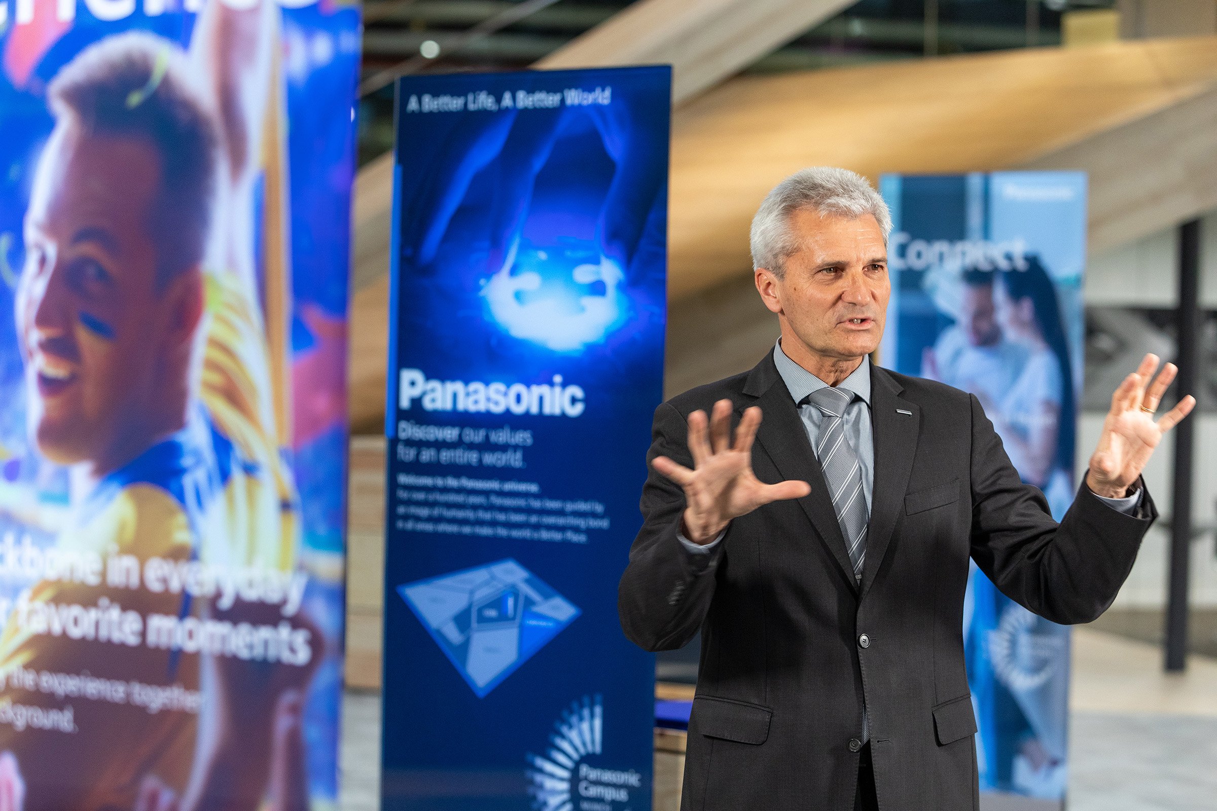 Photo: Johannes Spatz, President of Panasonic Industry Europe