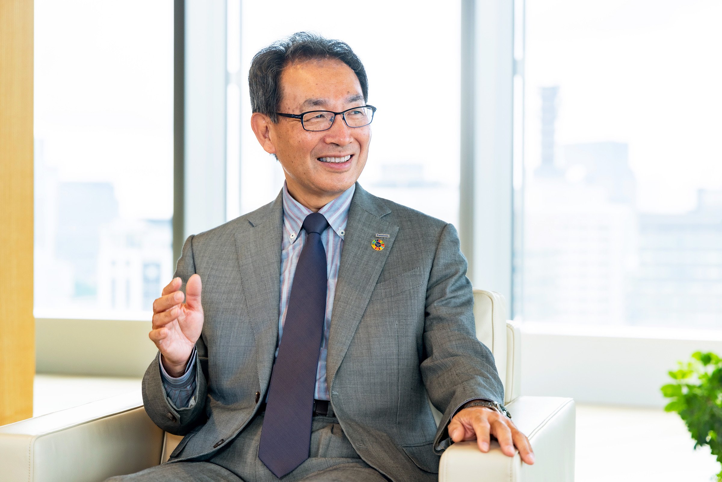 Photo: Kazuhiro Tsuga, Chairperson of the Board, Panasonic Holdings, Inc.