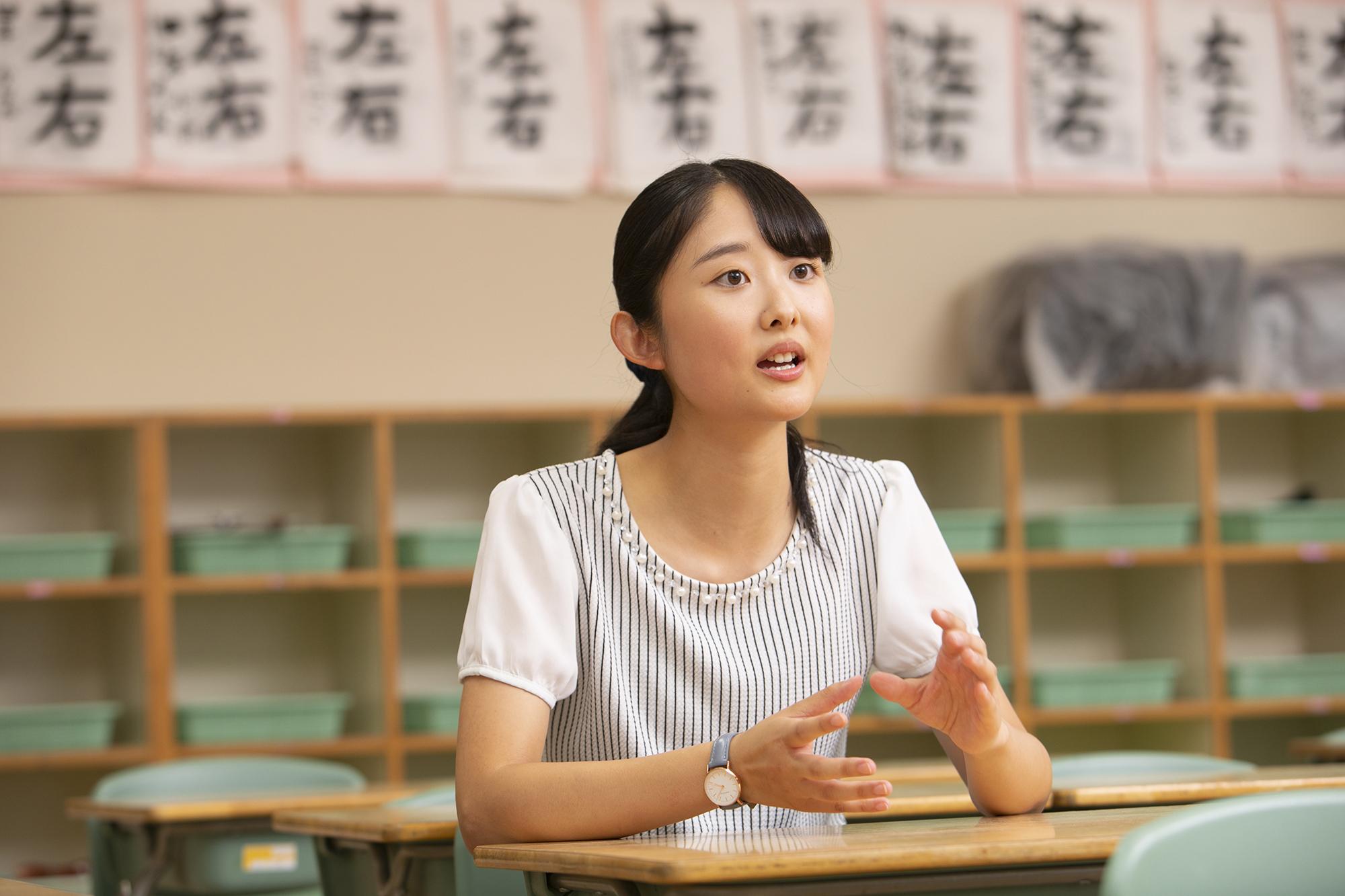 photo: Kasumi Fuwa, Teacher, Elementary School, Morimura Gakuen
