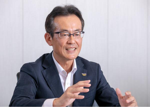 photo: Katsuhiko Nagata, General Manager and Olympic Village Project Manager, Sales Promotion Department, Tokyo Olympic & Paralympic Enterprise Division, Panasonic Corporation