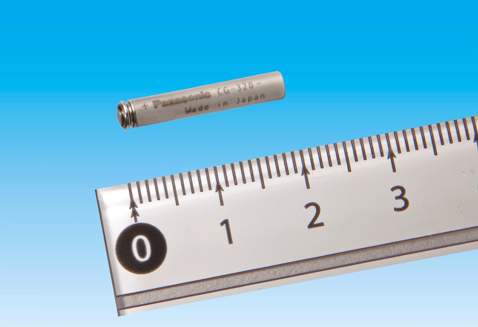 直径3.5mmのピン形リチウムイオン電池 CG-320