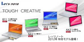 軽量・長時間・頑丈・高性能のプロフェッショナル・モバイル「SX/NX/Bシリーズ」発表！