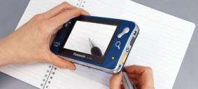 フラワーB ブルーグレイ 携帯型拡大読書器 Panasonic EJ-VM01NP
