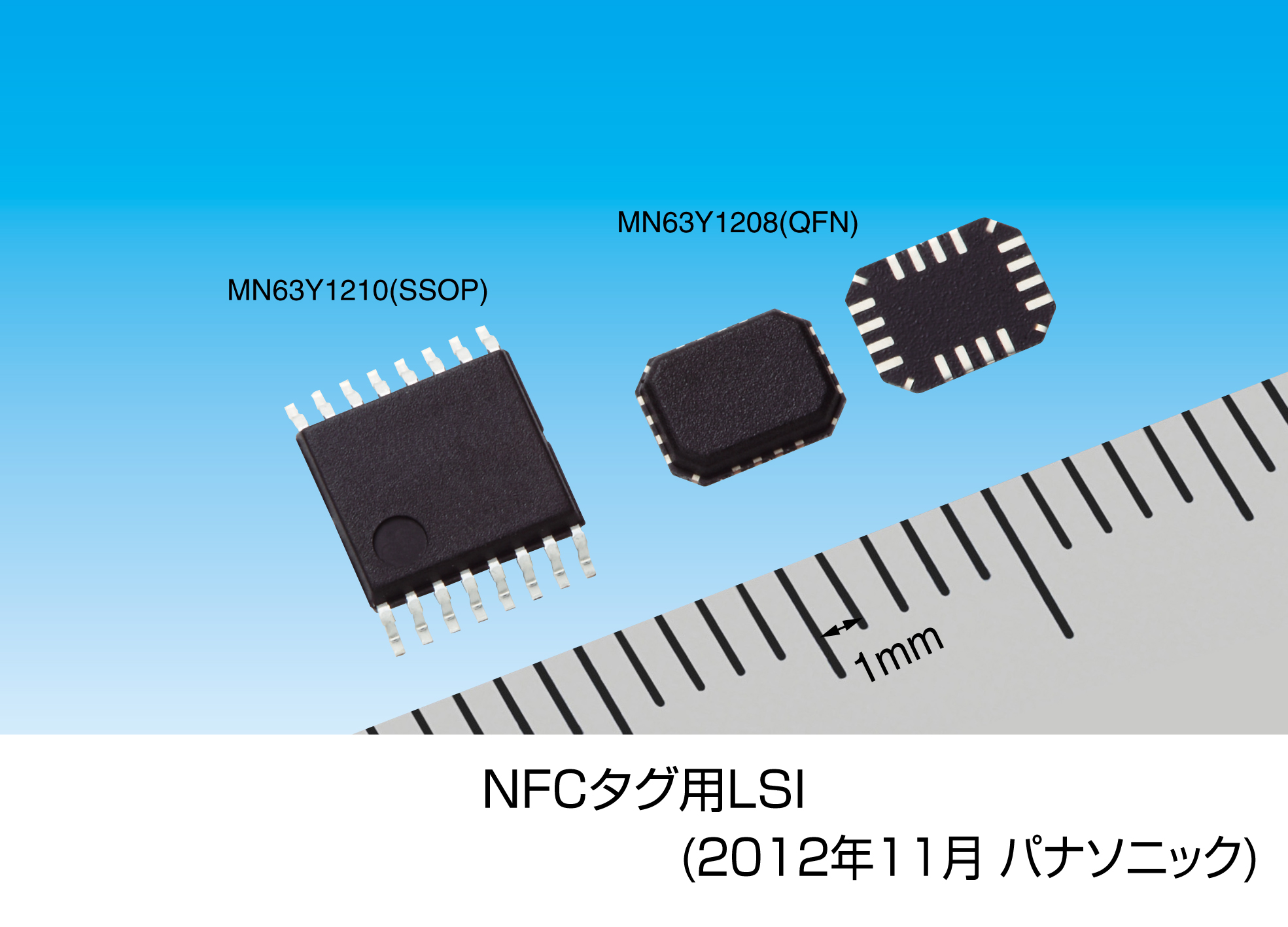 NFC搭載モバイル端末とセット機器をつなぐNFCタグ用LSI