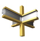 パナソニックの耐震住宅工法「テクノストラクチャー」の「木」と「鉄」の複合梁「テクノビーム」