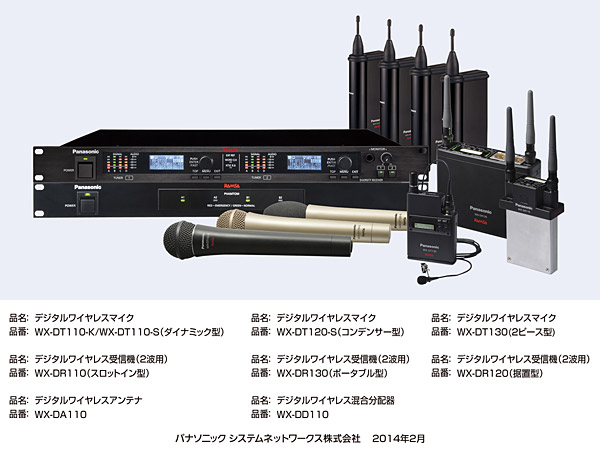 RAMSAシリーズ 1.2 GHz帯 A型デジタルワイヤレスマイクシステムを発売 | プレスリリース | Panasonic Newsroom  Japan : パナソニック ニュースルーム ジャパン