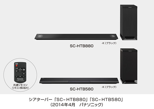 シアターバー SC-HTB880/HTB580 を発売 | プレスリリース | Panasonic 