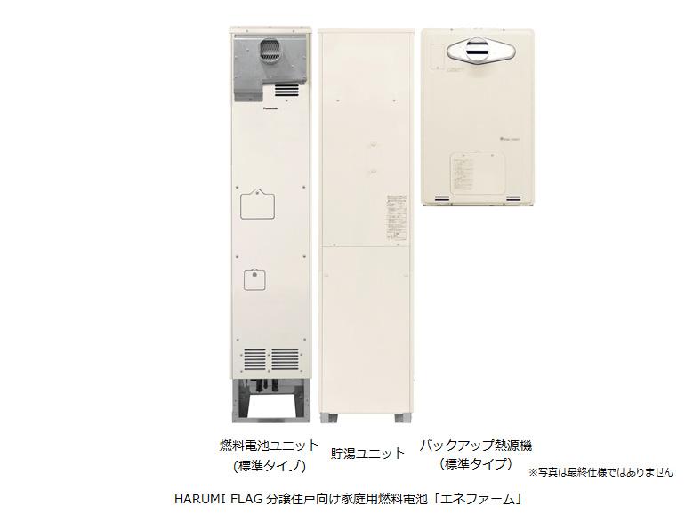 HARUMI FLAG分譲住宅向け家庭用燃料電池「エネファーム」