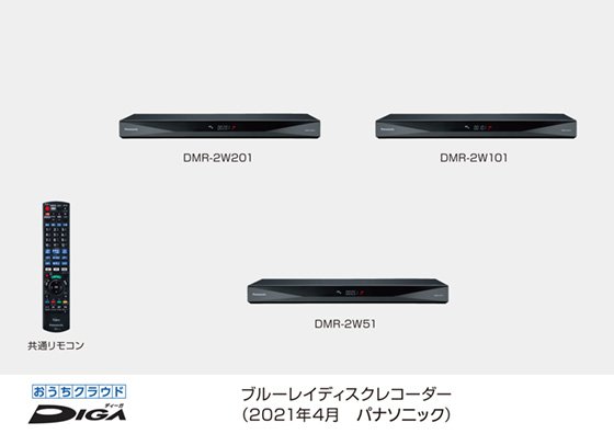 Panasonic ブルーレイディスクレコーダー DIGA DMRー2W101