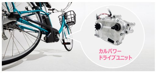電動アシスト自転車 2軸モーター イメージ