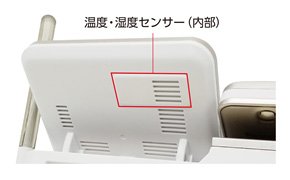 画像：温度・湿度センサー（内部）設置箇所