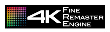 画像：「素材解像度検出4Kファインリマスターエンジン」ロゴ