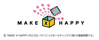 画像：MAKE X HAPPYのロゴ