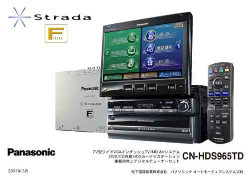 HDDカーナビステーション※2Fクラス3機種を発売   プレスリリース