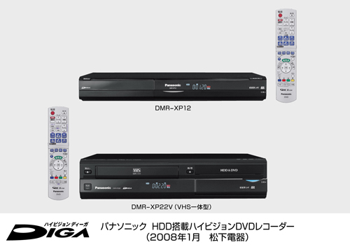 HDD搭載 ハイビジョンDVDレコーダー「ハイビジョンDIGA（ディーガ）」2 