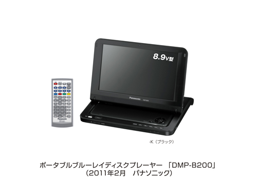 ポータブルブルーレイディスクプレーヤーDMP-B200を発売 | プレス 