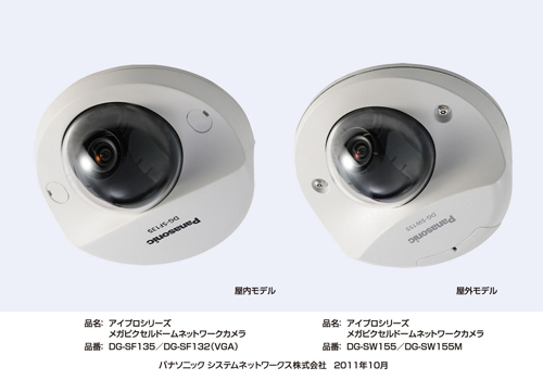 ドーム型ネットワークカメラ 4機種を発売 | プレスリリース 