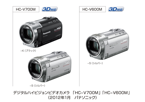 デジタルハイビジョンビデオカメラ HC-V700M/V600Mを発売 | プレス 