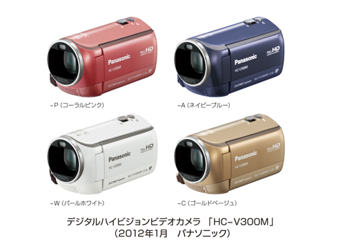Panasonic デジタルハイビジョンビデオカメラ HC-V300M