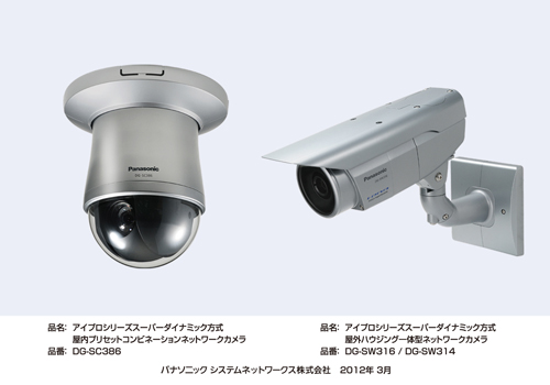 アイプロシリーズ ネットワークカメラ3機種を新発売 | プレスリリース
