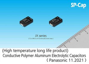 Panasonic Commercializes the JX Series SP-Cap<sup>®</sup> Conductive Polymer Aluminum Electrolytic Capacitors