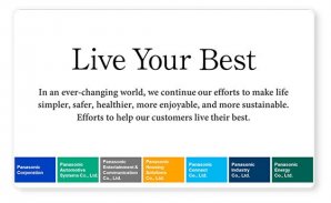 Panasonic Group Announces New Brand Slogan, Live Your Best, Reflecting Group-wide Purpose