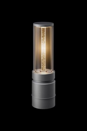 透明な円柱の「導光ロッド」が光る屋外照明「llumiro（ルミロ）」を発売