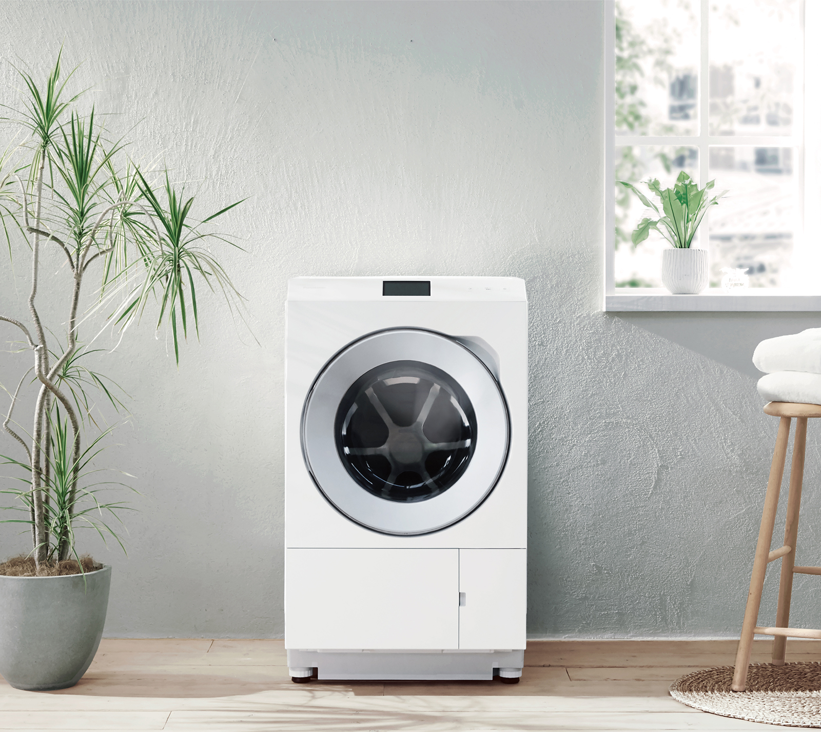 画像：ななめドラム洗濯乾燥機 NA-LX129BL設置イメージ