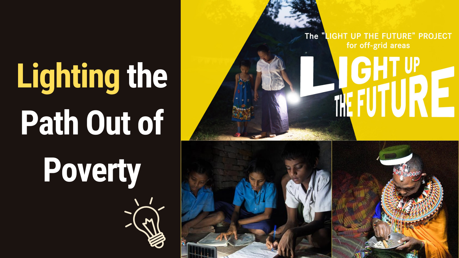 Lighting the Path Out of Poverty for Off-Grid Communities