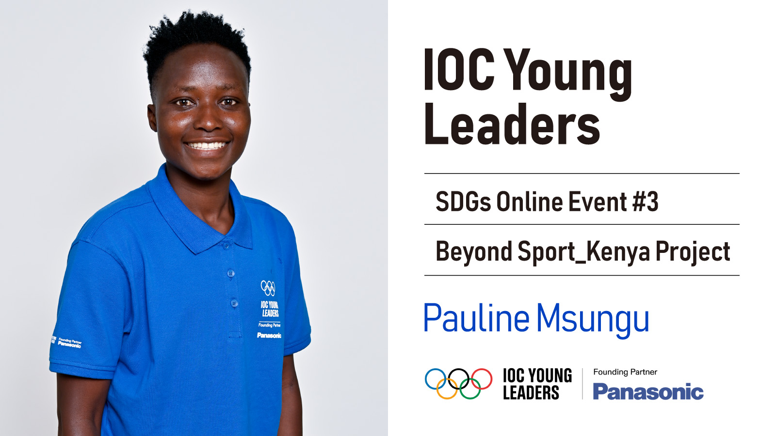 IOC Young Leader Pauline Msungu Uses Sport to Motivate and Empower Young People in Kenya