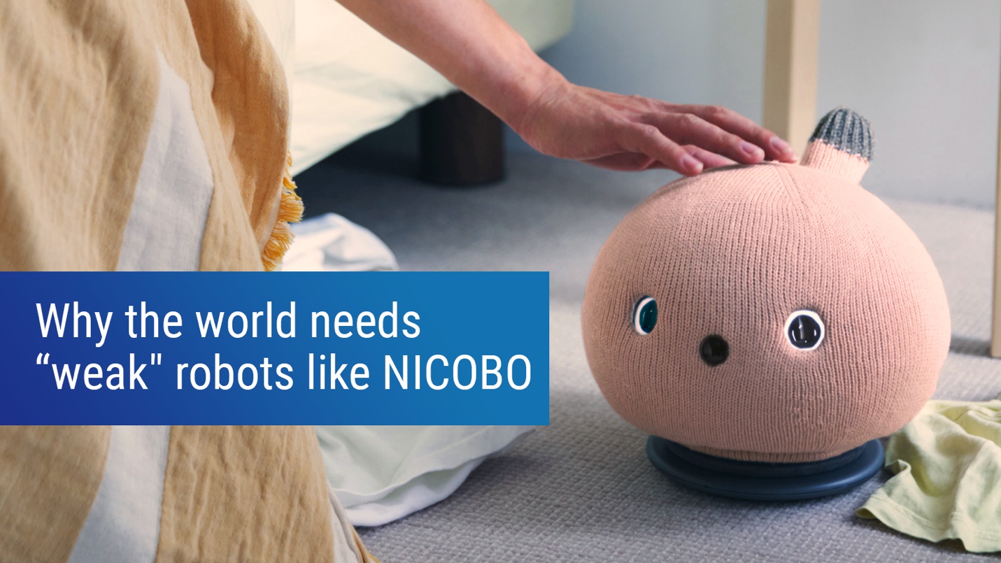 Why the World Needs “Weak” Robots Like NICOBO: Panasonic Introduces a Cuddly Companion That Bonds with Humans
