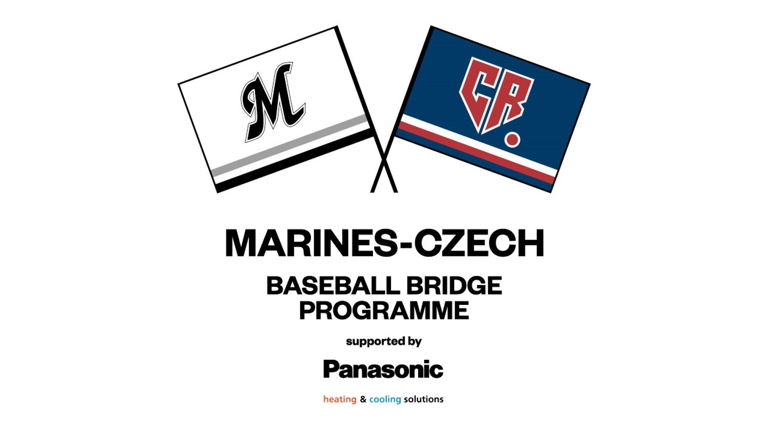 画像：Panasonic Sponsors Chiba Lotte's Marines-Czech Baseball Bridge Programme logo
