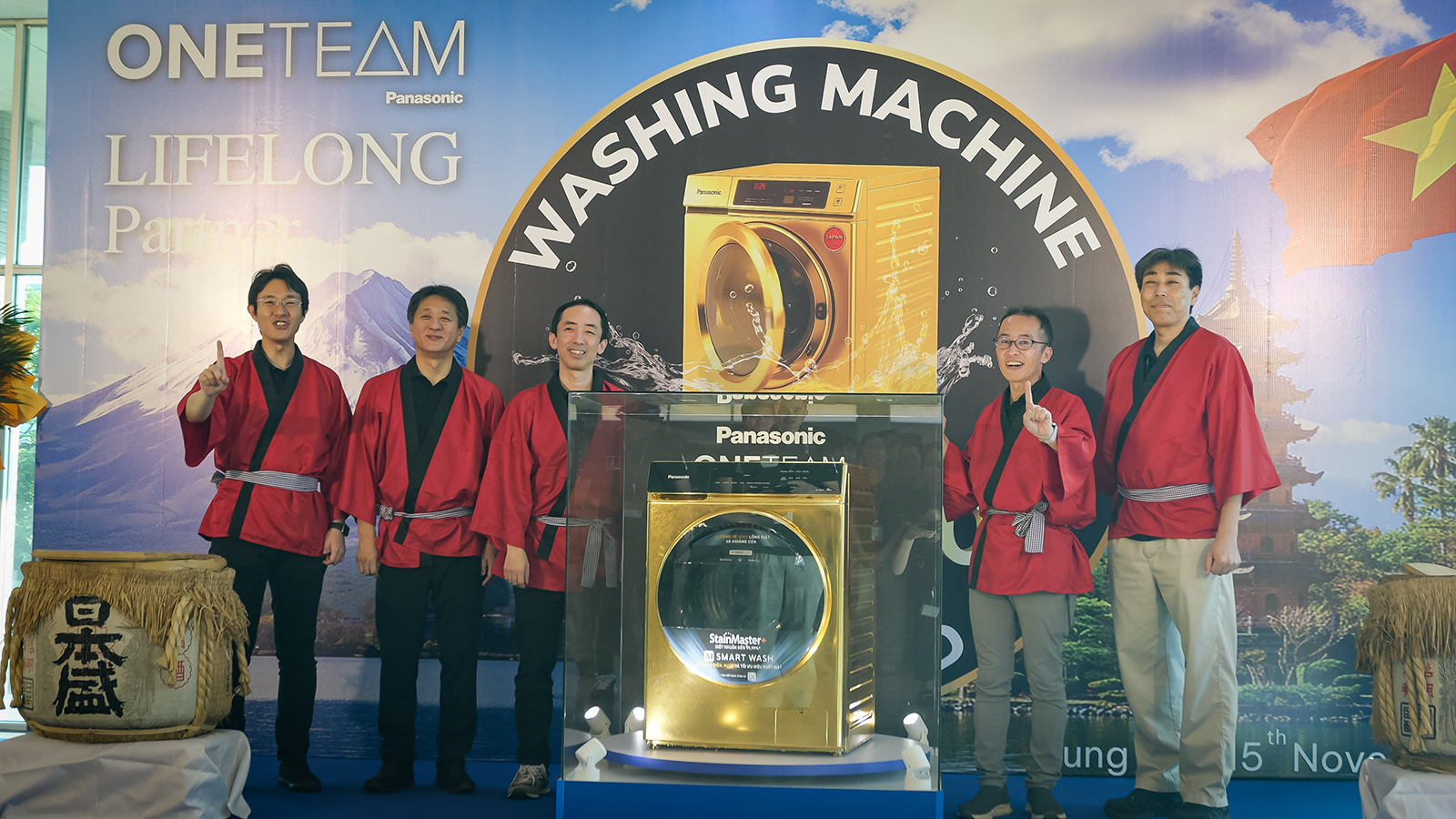 画像：ベトナム拠点で洗濯機の累計出荷台数500万台を達成