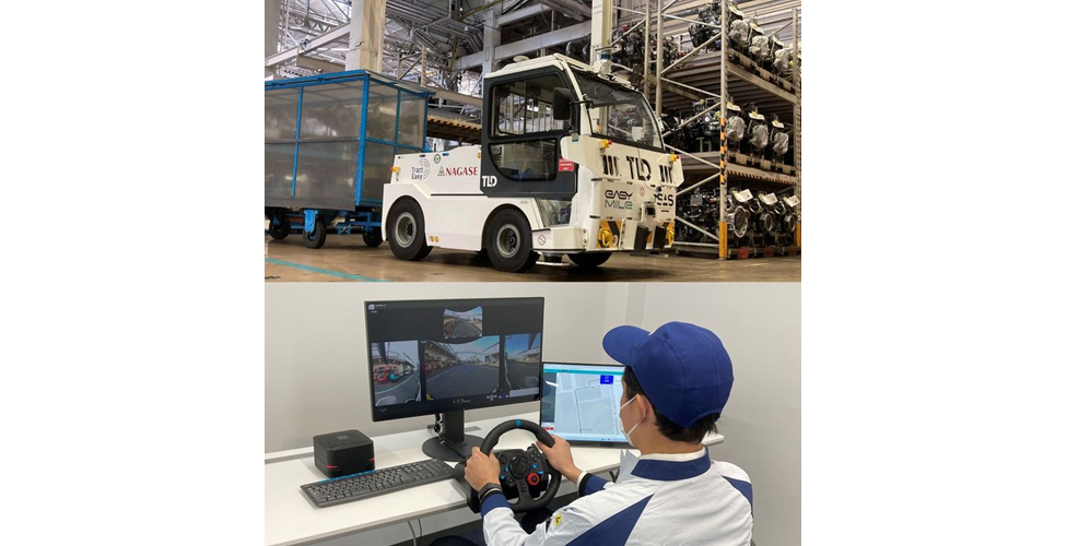 遠隔管制システム「X-Area Remote」を搭載した「TractEasy」自律運転