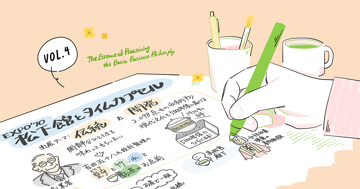 EXPO'70 松下館とタイムカプセル | 経営・財務 | 企業・経営