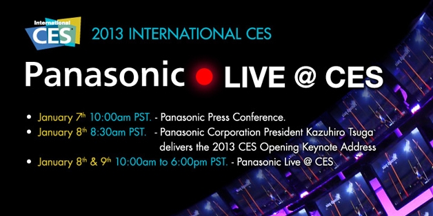 Program of Panasonic LIVE @ CES